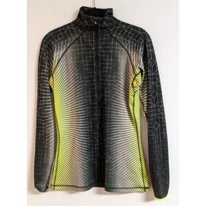 Women's Nike Pro Dri-Fit Long Sleeve 1/2 Zip Athletic Running Workout Top Medium